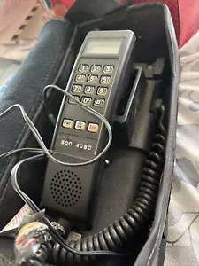 Vintage Motorola Type SCN2398A Mobile Car Brick Cell Phone Bag As Is Parts Repai - Picture 1 of 6