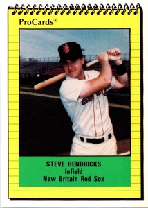 1991 ProCards Steve Hendricks #357 New Britain Red Sox