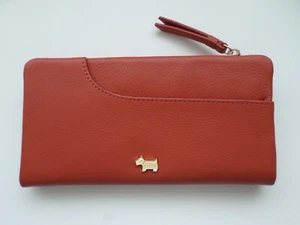 RADLEY - LONDON POCKETS DARK TAN / GINGER LEATHER BIFOLD PURSE WALLET - RRP £79 - Picture 1 of 11