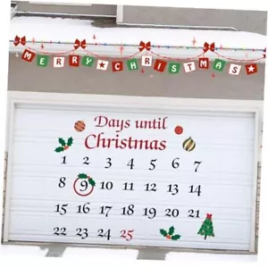 Christmas Garage Door Calendar Magnetic Christmas Advent Calendar Garage - Picture 1 of 7