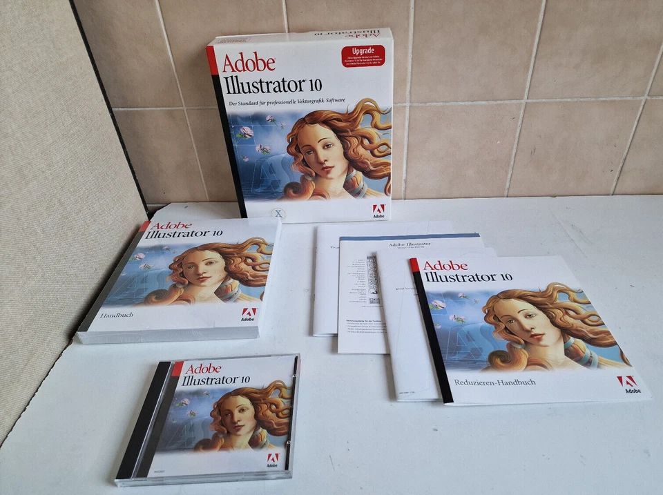 Adobe Illustrator 10 für MAC / UPGRADE VERSION / Macintosh / inkl. Serial & OVP - Bild 1 von 4