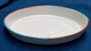 Dansk Mesa White Sand 12-inch Oval Baker Made in Portugal Excellent condition - Picture 1 of 5