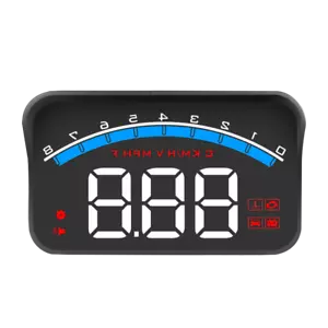M6S 3.5" Gauge Car HUD Head Up Display OBDII OBD2 Dash Screen Projector KM/h MPH - Picture 1 of 7
