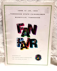 Programa Fan Fair 1998 Nashville Tenn 96 páginas primer trimestre - Imagen 1 de 2