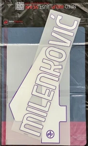MILENKOVIC' FIORENTINA NOME+NUMERO UFFICIALE HOME 2021-2022 Dekographics - Foto 1 di 1