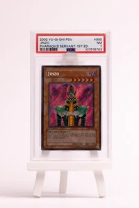 Jinzo PSV-000 Secret Rare 1st Edition PSA 7 Pharaoh's Servant - Picture 1 of 4
