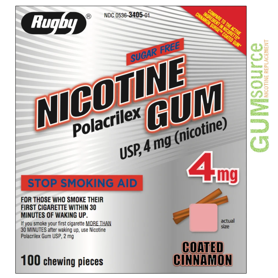Goma Rugby Nicotina 4mg Canela Recubierta 6 cajas 600 piezas Foto 1 de 2