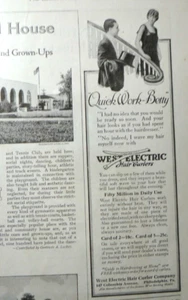 1919 West Electric Hair Curlers-Home & Garden Magazine Print Ad vintage ephemera - Picture 1 of 5