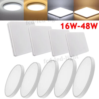 16W-48W LED Deckenlampe Dimmbar Deckenleuchte Wohnzimmer Schlafzimmer Lampe IP44