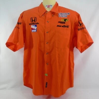 2006 Panther Racing Revive USA Lincoln Tech Honda Firestone IndyCar Crew Shirt L - Image 1 of 4