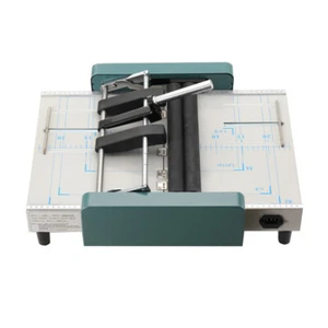 Booklet Maker A3 Paper Folder Stapler Machine Book Binding Folding Saddle Stitch - Picture 1 of 15