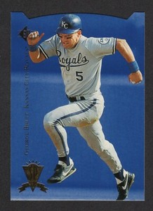 1995 GEORGE BRETT Upper Deck SP # 3 KANSAS CITY ROYALS Die-Cut - Hall of Fame