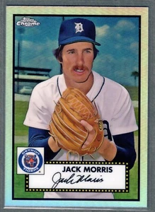 Topps 2021 cromo platino aniversario Jack Morris refractor SP - Imagen 1 de 2