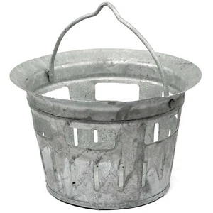 HYDROTEC Schlammeimer DIN4052-B1 Kurz runde Ausführung aus verzinktem Stahlblech - Bild 1 von 3