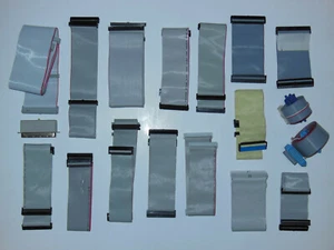Lote de 18 piezas de cable de cinta de computadora De colección 26/34/36/40/50pin DB25 SCSI Terminator - Imagen 1 de 6