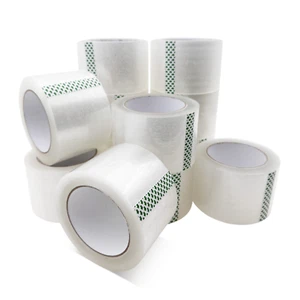 16 Rolls Shipping Packaging Packing Sealing Clear Tape 2 mil 3" x 110 Yard 330FT - Imagen 1 de 7