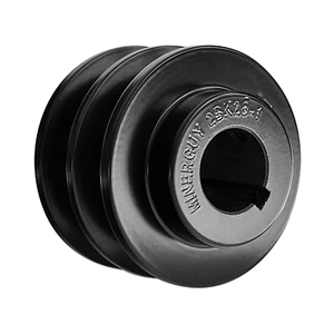 2BK28-1 V-Belt Pulley 1 Inch Bore, 2.9" OD, Cast Iron, Sheave Single Dual Groove - Picture 1 of 6