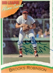 *BROOKS ROBINSON*  1996 Big League Chew Alumni Series Auto  BALTIMORE ORIOLES - Picture 1 of 1