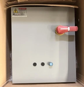 INDUSTRIAL CONTROL PANEL UL LISTED SIZE 1 / 3-PHASE 120V CONTROL VOLT 6.4-32 AMP - Picture 1 of 5