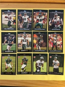 Juego de 12 cartas del equipo Topps Philadelphia Eagles 2007 - Imagen 1 de 1