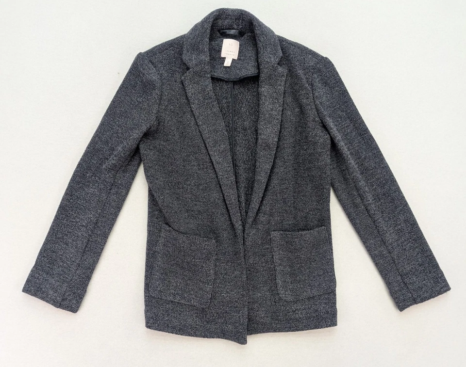Chaqueta Blazer Para Mujer LC Lauren Conrad Talla S Azul Tejido Elástico Foto 1 de 4