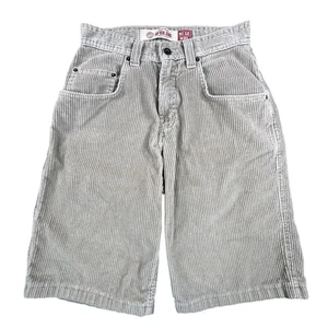 GAP Blue Jeans Corduroy Shorts Mens 29 Khaki Wide Leg Made in USA Vintage Y2K - Picture 1 of 7