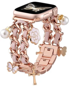 Apple Watch Bands for Women 40mm 38mm 41mm 44mm 42mm 45mm 46mm - Picture 1 of 4