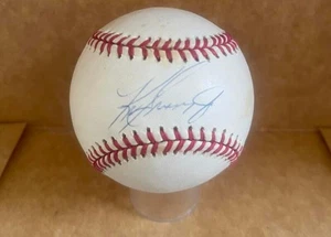 KEN GRIFFEY JR. MARINERS SIGNED AUTOGRAPHED A.L. BASEBALL BECKETT AUTH - Picture 1 of 3