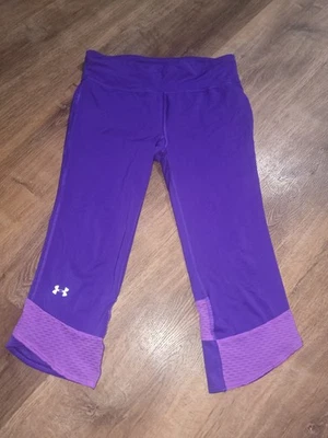 NEW Under Armour Womans XS  Compression Fitted Heat Gear Athletic Pants #1104 - Image 1 of 4
