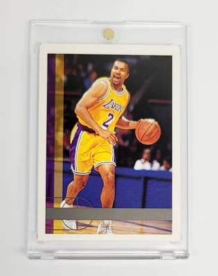 1/1 ? PRUEBA DE PRUEBA SIN NOMBRE LOGOTIPO ERROR 1997-98 Topps DEREK FISHER LA LAKERS NBA  Foto 1 de 2