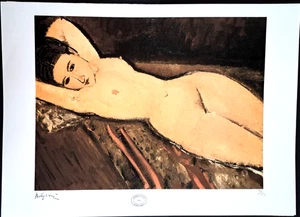 Amedeo Modigliani - Reproduktion Lithografie - 70x50 cm Nr. 58/250 - Picture 1 of 3