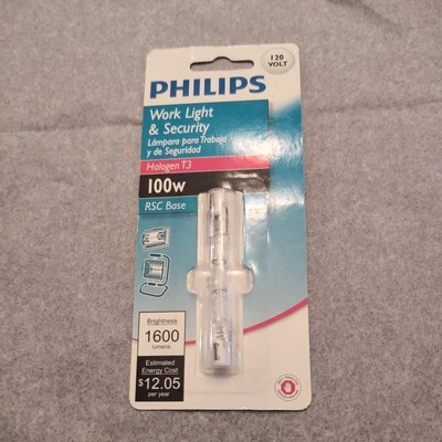 Philips 100W 120V Clear RSC Base T3 Single Pack  - Image 1 of 4