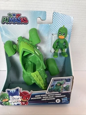 Nuevo PJ Masks Gekko Mobile and Figure Set - Hasbro Green Toy Foto 1 de 4