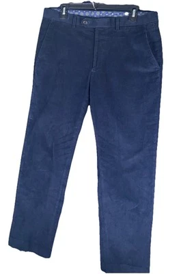 Pantalón chino Ralph Lauren Black Label para hombre con cordón de algodón elástico - 34x30 azul marino Foto 1 de 4