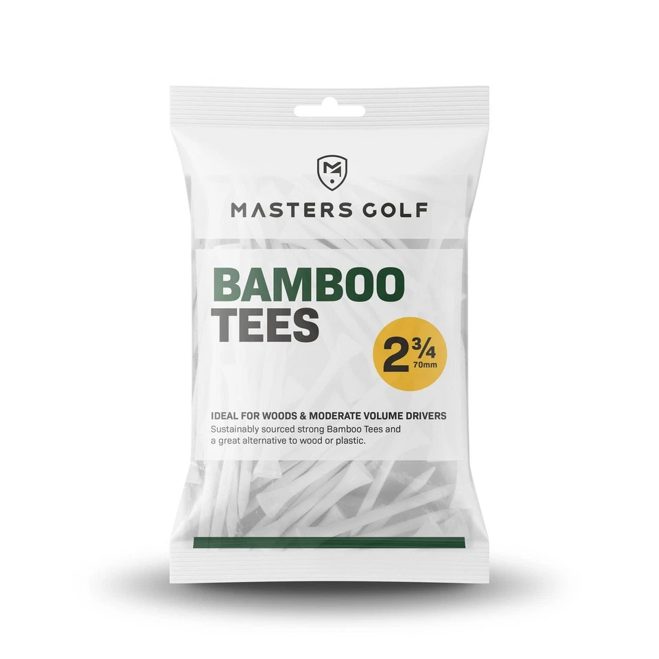Masters Bamboo Tees (Bag of 20) 2 3/4" White 2 3/4" White - Image 1 of 1