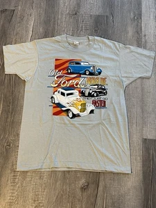 Vintage 80s Old Fords Never Die Tshirt Screen Stars Super Thin XL - Picture 1 of 5