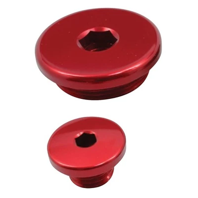 Works Connection Engine Plug Kit Red For Yamaha YZ250F 50th Annivers. Edit 2024 - Image 1 of 2