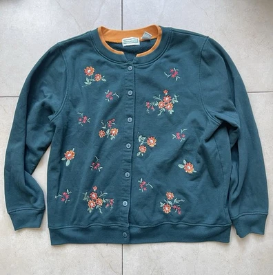 Suéter Shenanigans Mujer Extra Grande XL Flores Primavera Foto 1 de 3