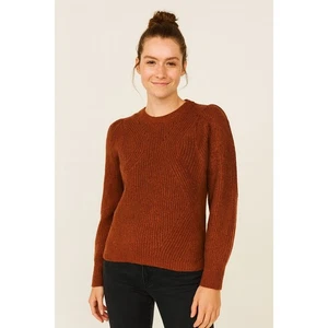 Worthington Women’s Brown Crew Neck Knit Sweater – Size Small - Picture 1 of 6