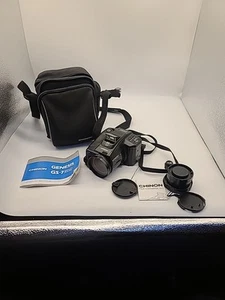 Chinon Genesis GS-7 35mm Spiegelreflexkamera mit Tasche manuell schwarz mit neuem Akku - Bild 1 von 6