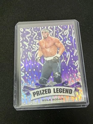 Hulk Hogan 2023 Hoja Preciada Leyenda Púrpura/15 RC Foto 1 de 2