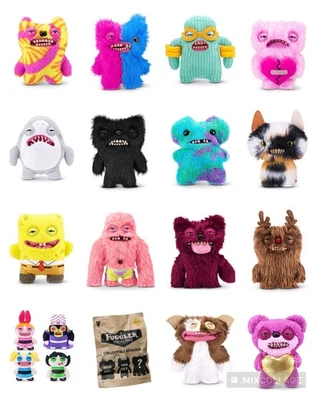 Fuggler Funny Ugly Monster 9" Plush Multi Listing, JAWS HAIRY LOVE FARTING MORE - Image 1 of 2