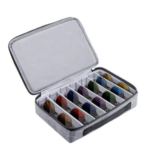 Reise Sonnenbrille Organizer Etui, verstellbarer Schlitz für mehrere Paare, 4271 - Bild 1 von 8