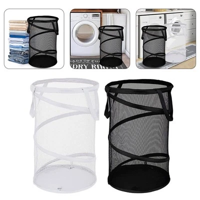 Brand New Laundry Basket Large 36*58cm Collapsible Breathable Mesh Laundry - Image 1 of 4