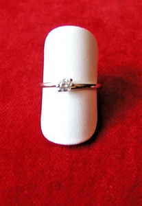 FEINER ZARTER RING STERLING SILBER 925 MIT ZIRKONIA NEUWERTIG UNGETRAGEN - Bild 1 von 7