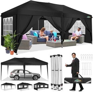 COBIZI Faltpavillon 3x6 Wasserdicht Pavillon mit 6 Seitenwnden für Markt Garten - Bild 1 von 10