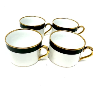 Fitz and Floyd mint green tea cups Renaissance (set of 4) - Picture 1 of 7