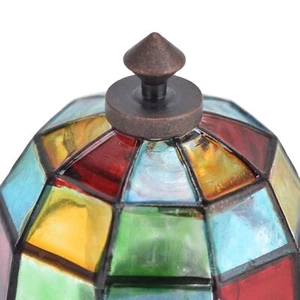 1:12 Dollhouse LED Desk Lamp Miniature Table Lamp with Umbrella Shaped - Picture 1 of 12