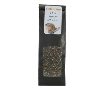 Semillas de Chía Calemino Negro 150g para muesli, gachas de avena, batidos, zumos, pudín - Imagen 1 de 5