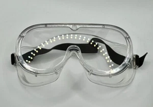 Schutzbrille Labor Arbeit Augenschutz klare Gläser über Brille Anti-Impact Spritzer - Bild 1 von 5